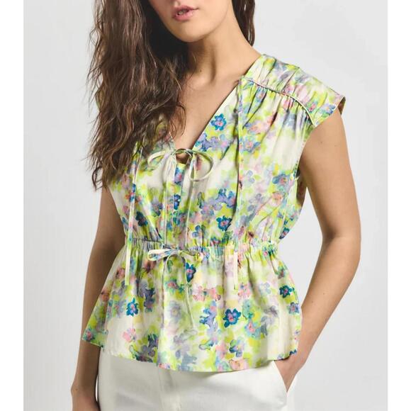 Tops - Derek Lam 10 Crosby, L, Green, Women's Sleeveless Top